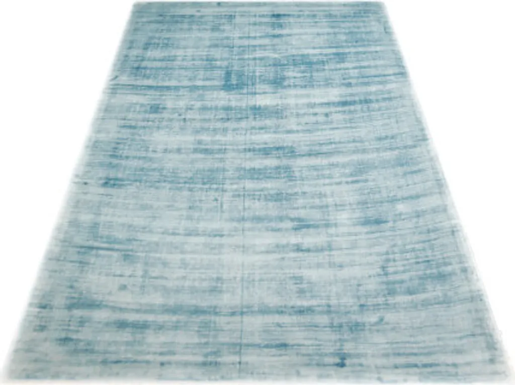 Tapis Bleu Rio 130x190 cm style moderne pour salon et chambre chic