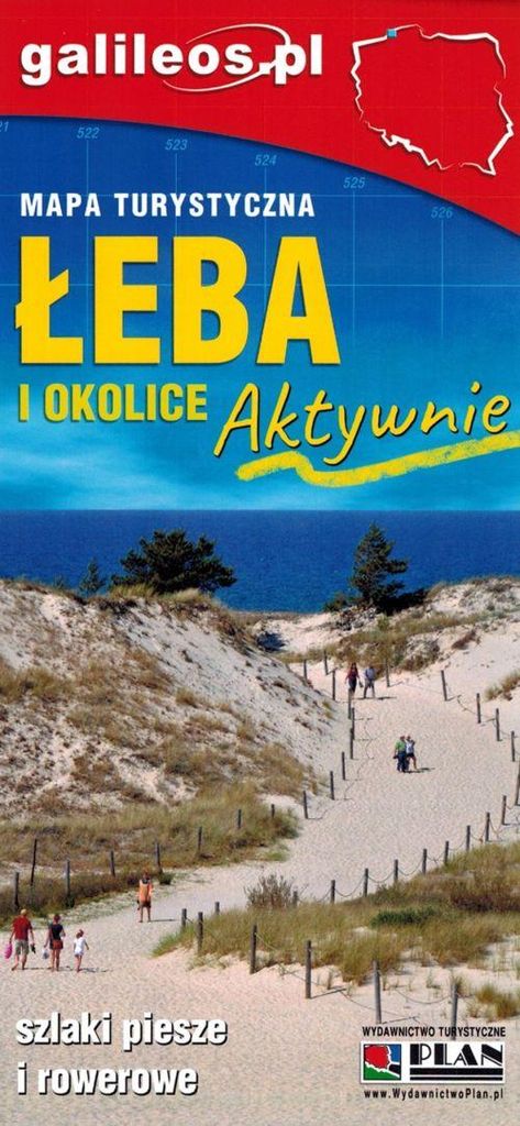 Łeba und Umgebung 1:10.000 / 1:50.000. Touristenkarte / Stadtplan. Erschienen 2025. Galileos