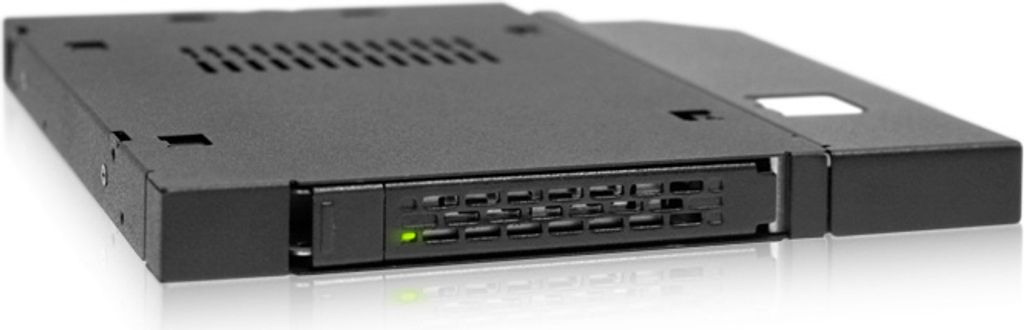 Icy Dock MB411SPO-B, Schwarz, 2.5", SATA, Serial Attached Produktbild 