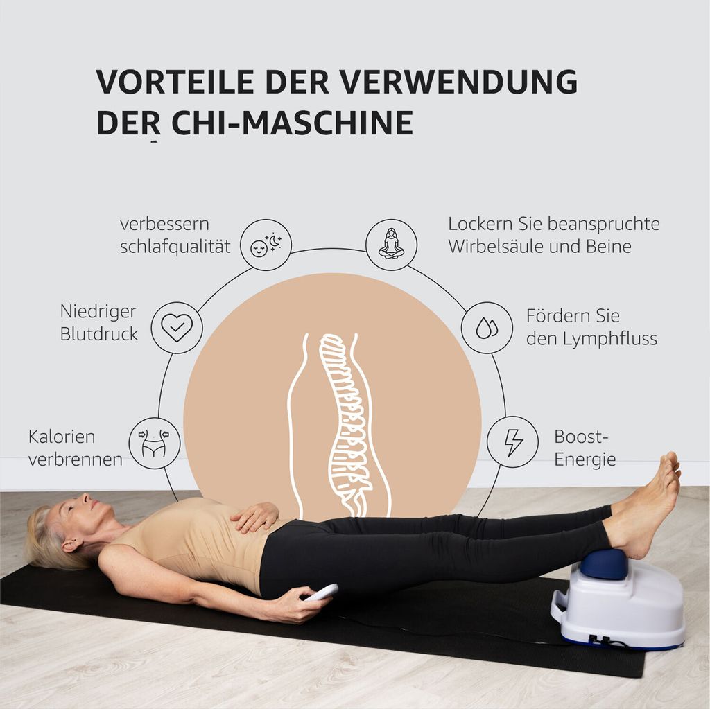 Swing-Massager Wirbelsäule Rücken Massagegerät Chi-Maschine Produktbild 2