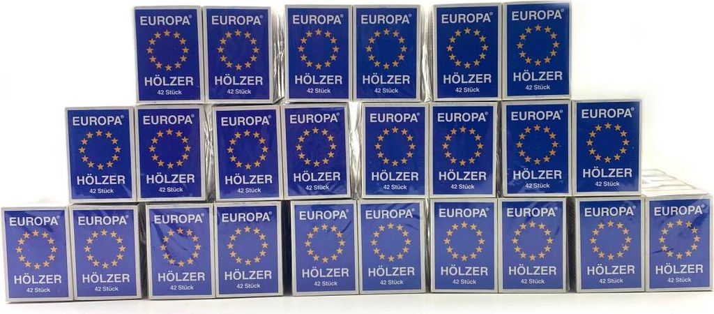120 Stück Schachteln Europa Streichhölzer Zündhölzer Zündholzschachtel