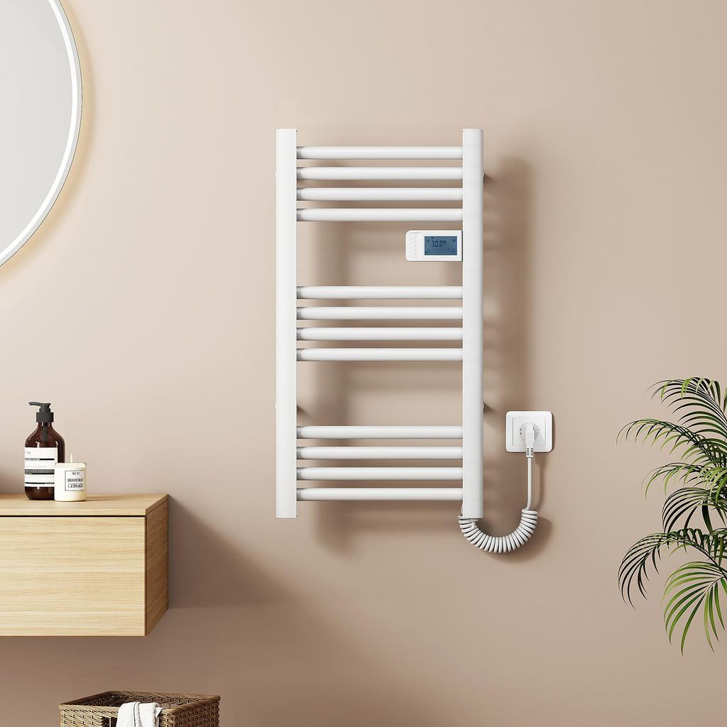 EMKE Elektrický ručníkohřev 750×400 mm, 180 W Koupelnový Obrázek produktu 