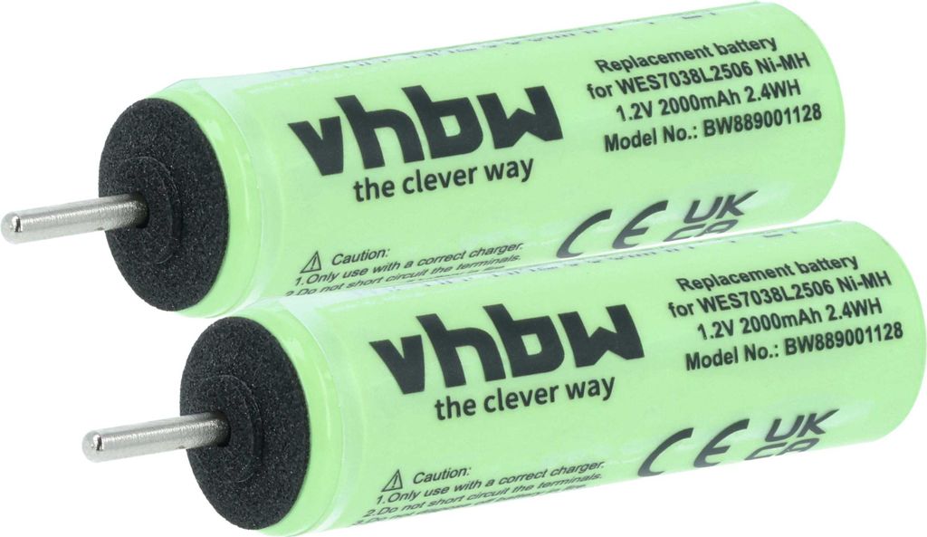 vhbw 2x Akku kompatibel mit Panasonic ES7047, ES-7058, Produktbild 