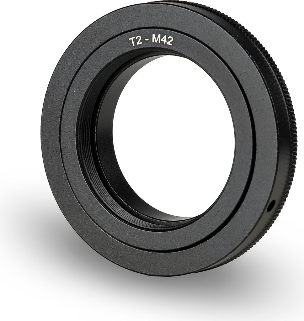 Walimex pro T2 Adapter für M42 Mount - 65 x 65 x 13 mm - Adapterring mit manuellem Fokus, einfache Handhabung, Objektiv-Anschlussring