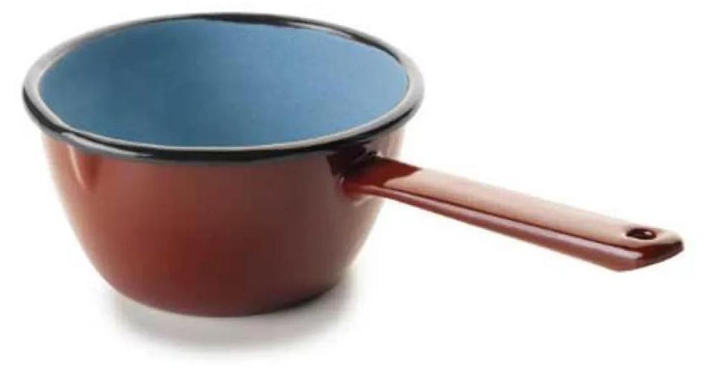 Casserole en émail 14cm - conique/brun Image du produit 
