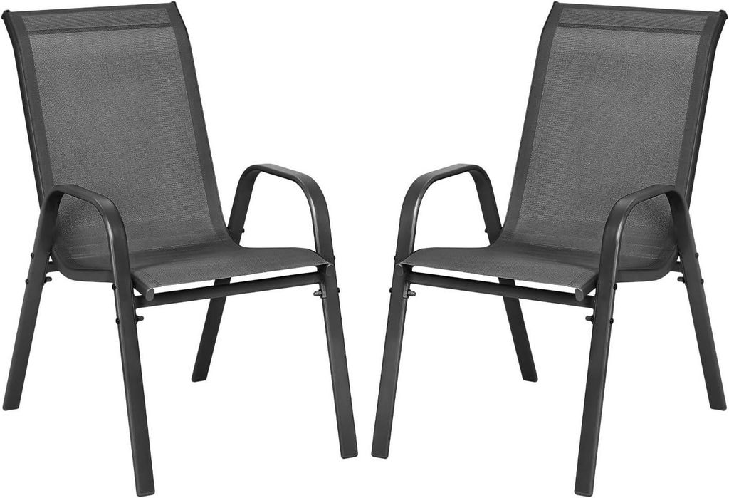 WOLTU Gartensessel, stapelbare Gartenstühle, ergonomisch, Produktbild 