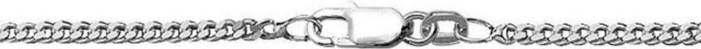 Halskette 80 cm  - Sterlingsilber - Panzer-Muster Produktbild 
