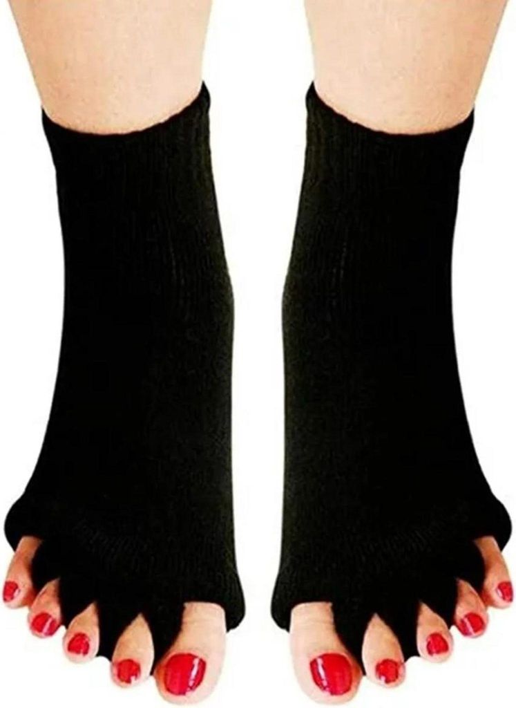 3 Paar Zehentrennersocken, Baumwollsocken zur Produktbild 