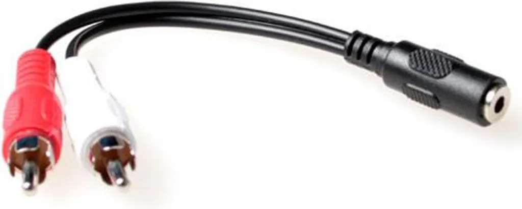 Câble Audio 3.5mm Noir 0.15m AK2027 Advanced Cable Technology Jack