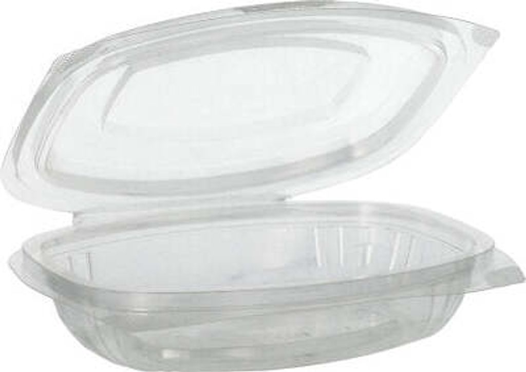 Feinkost- und Salatschalen mit Klappdeckeln, PLA "pure" 250 Produktbild 