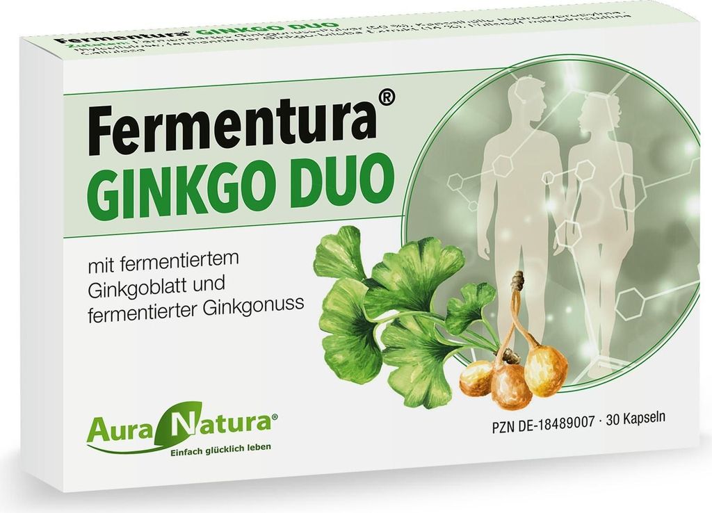 Auranatura Fermentura Ginkgo Duo Kapseln 30 St Produktbild 