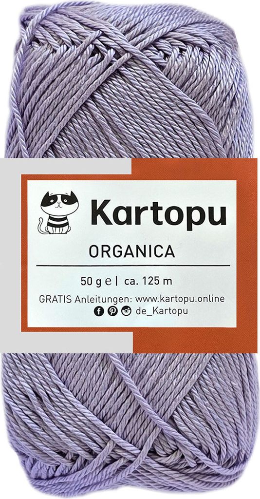 50 Gramm Kartopu Organica Strickgarn K1717 Sweet Levander