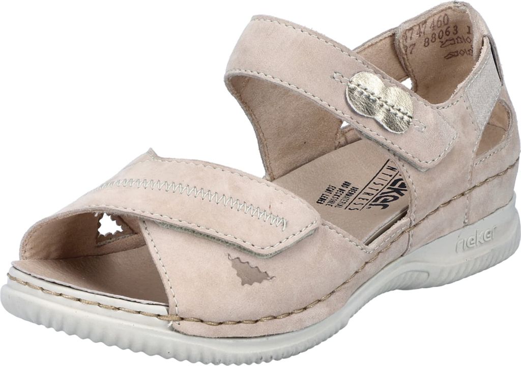 Rieker Komfort Sandalen Damen 31383132363039 Beige 39 EU