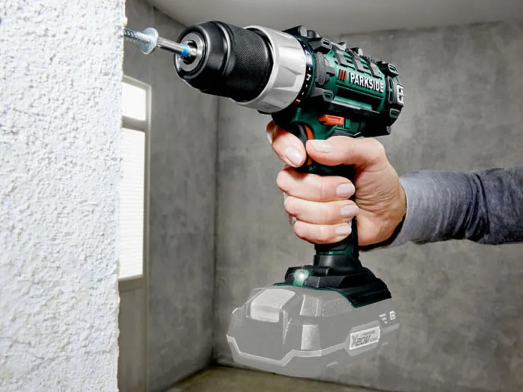 Perceuse-visseuse Parkside PABS 20-Li E6 avec mandrin monomanchon 13mm
