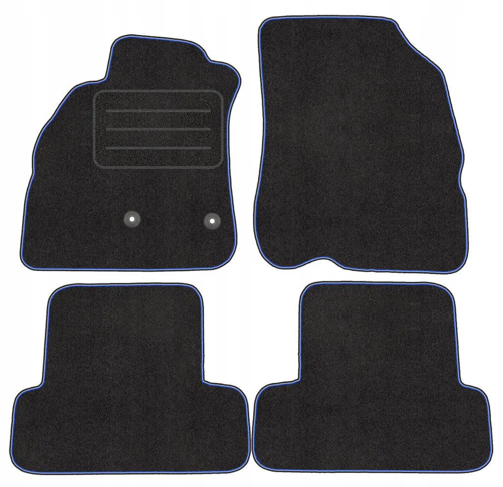 Set Tappeti Velluto Nero Premium per Renault Megane III CC 2008-2016