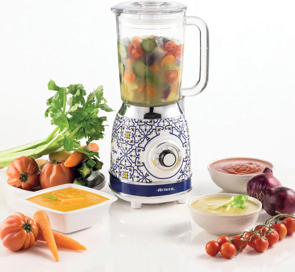 Blender de table Ariete 1000W pour Smoothies et Glace Pilée de 1,5L