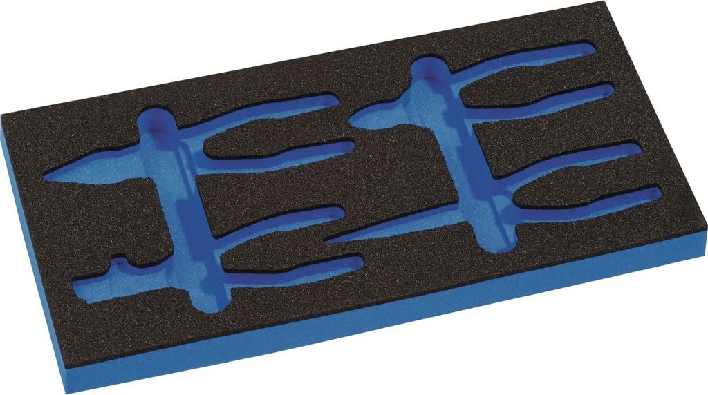 TECWERK Werkzeugmodul Leereinlage 1/3-Modul 2000 871 231 4-tlg.TECWERK