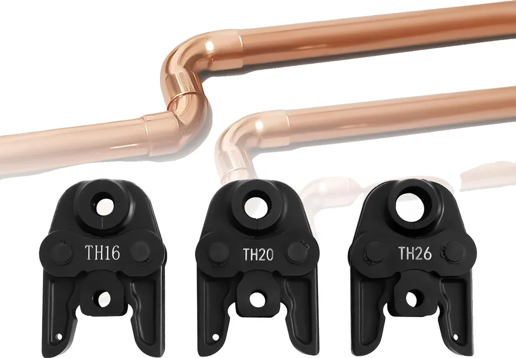 Kit pince à sertir pour plomberie et chauffage avec ressorts de pliage