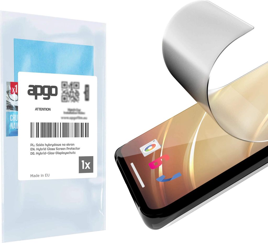 apgo Hybrid Schutzglas, Matt, kompatibel mit Blackview BV5300 Plus, Flexible Nano Glass, toller Ersatz für Hartglas, kratzfester Displayschutzglas...