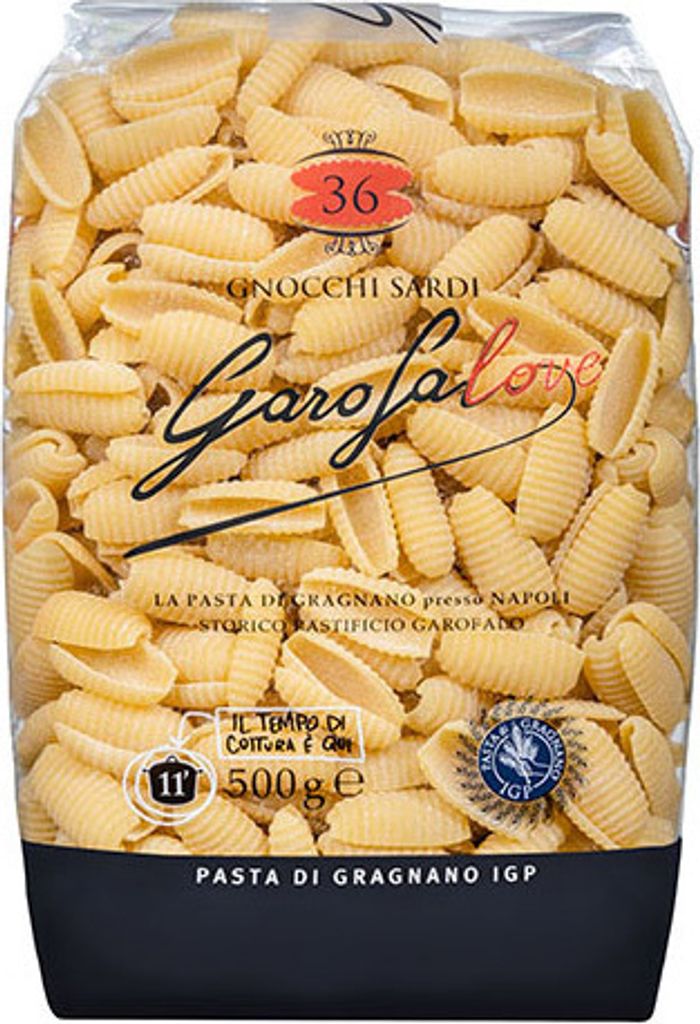 16x Garofalo Pasta di Gragnano IGP Gnocchi Sardi N.36 500g