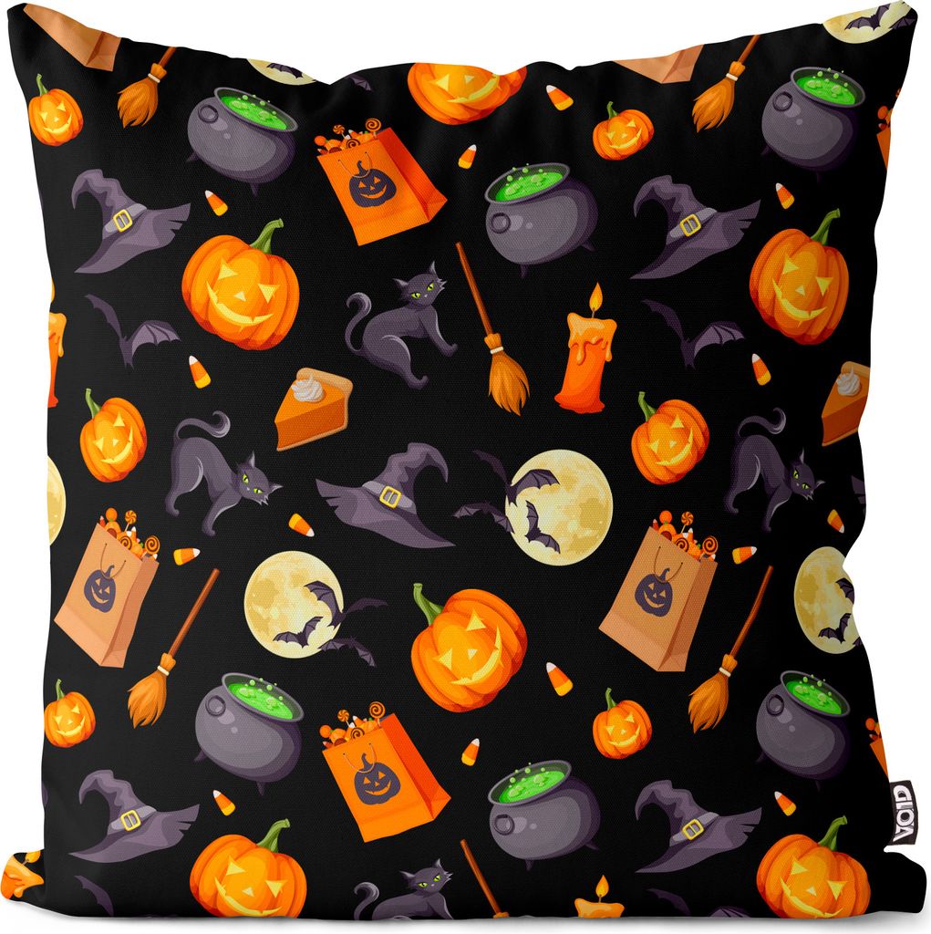 VOID Halloween Kürbis Hexen Kissenbezug Kissenhülle Sofakissen Kissen Deko Outdoor-Kissen Dekokissen