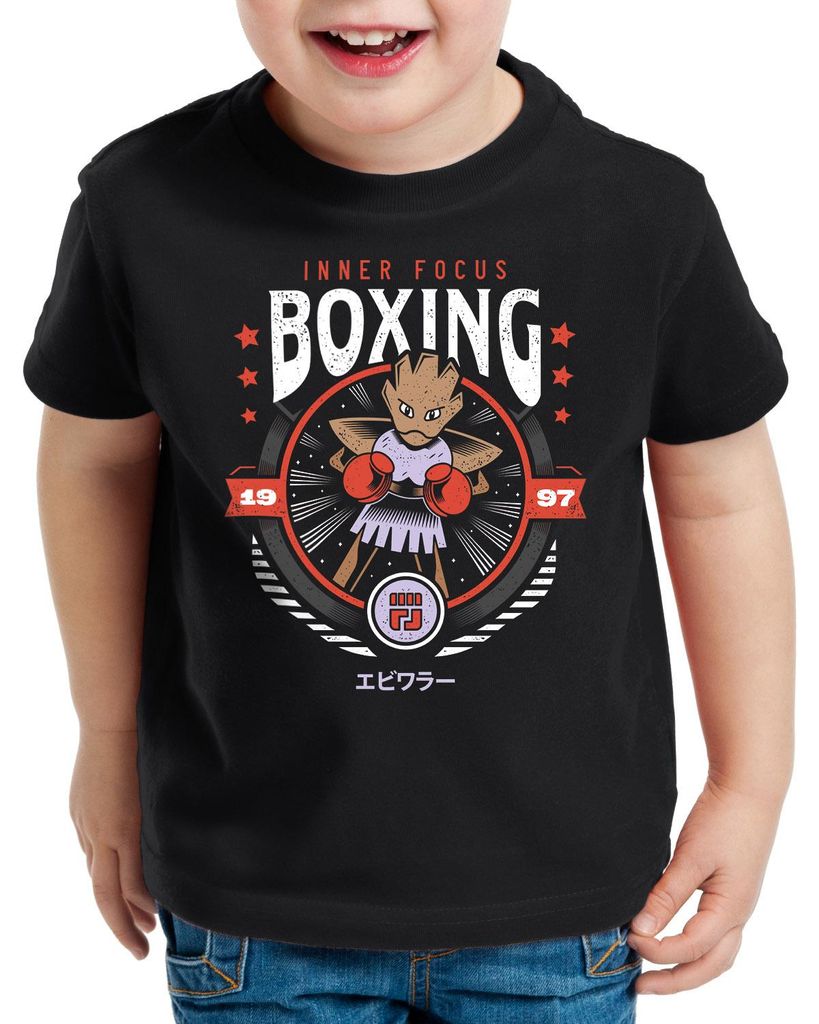 style3 The Inner Focus Boxing T-Shirt für Kinder