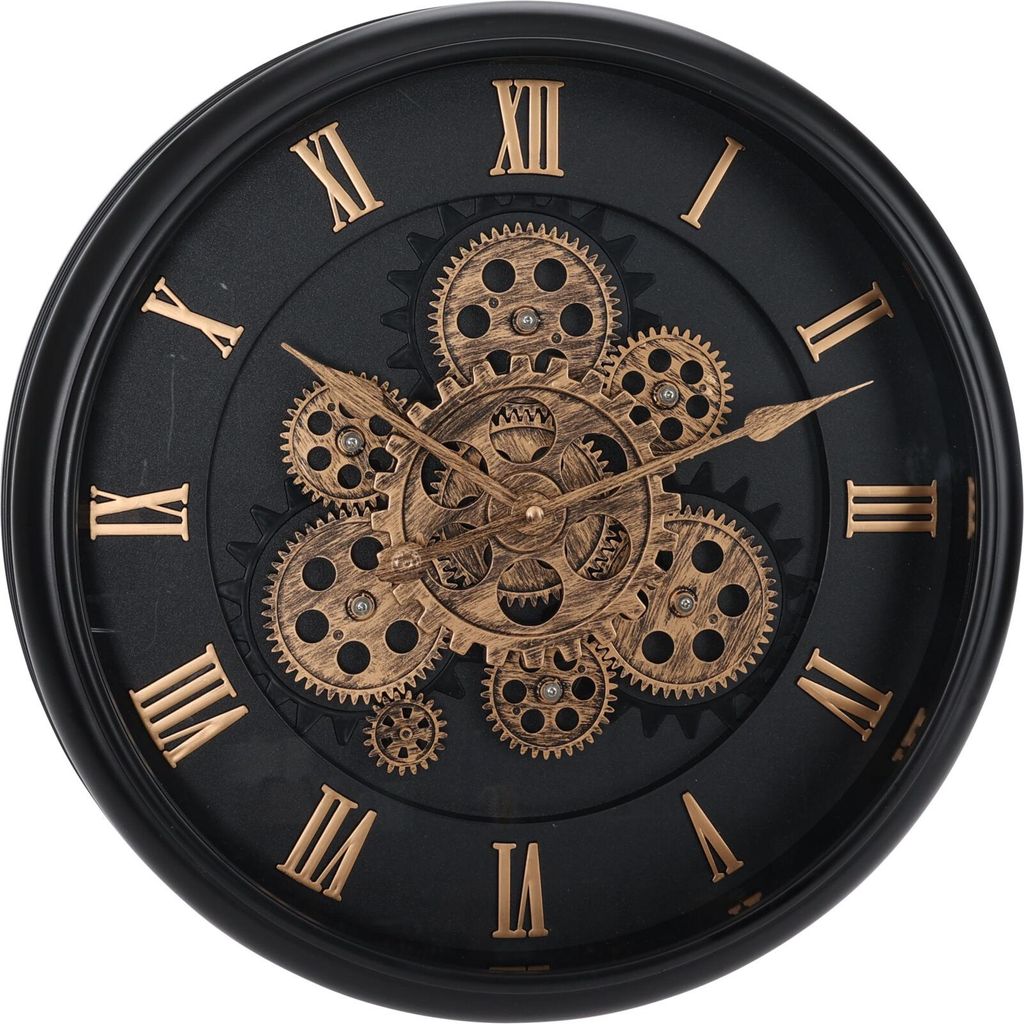 Wanduhr mit sichtbarem Uhrwerk, Ø 40 cm Produktbild 