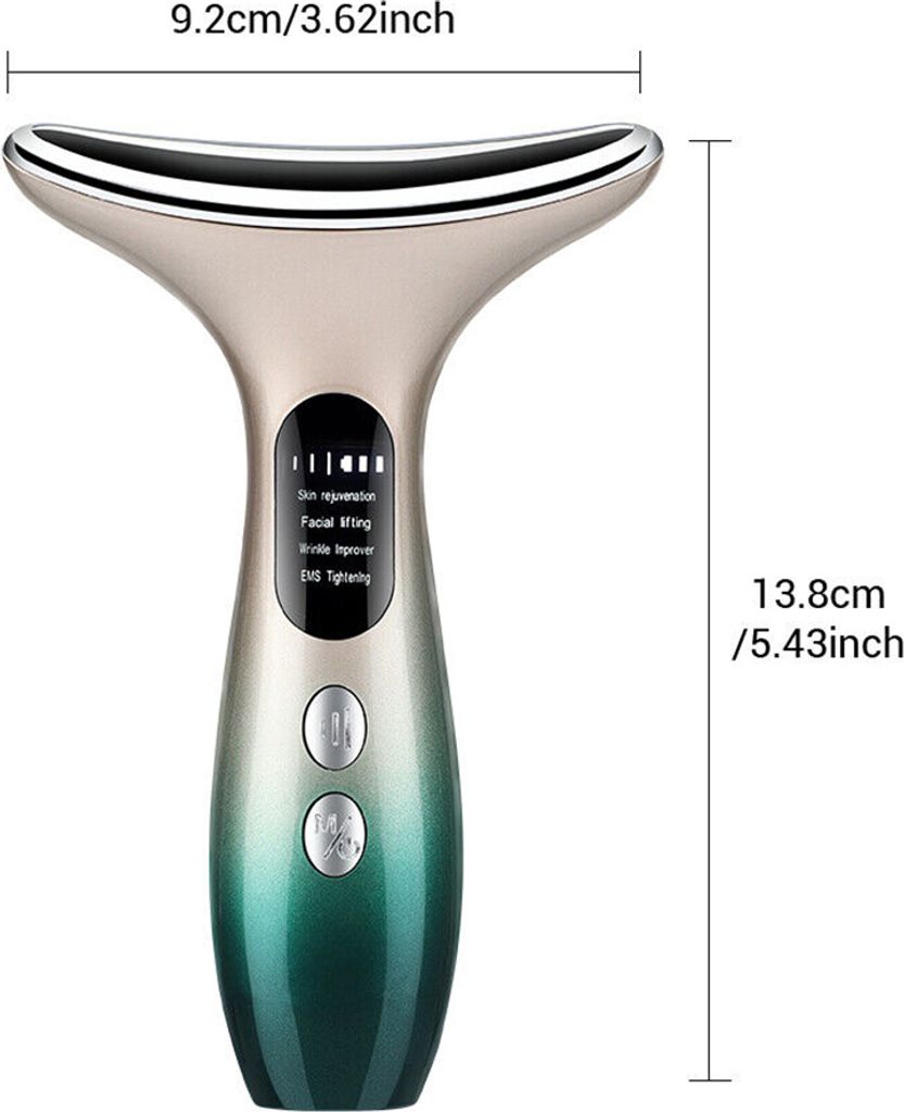 Nacken Gesicht Massagegerät 4Modi EMS Vibration Produktbild 2
