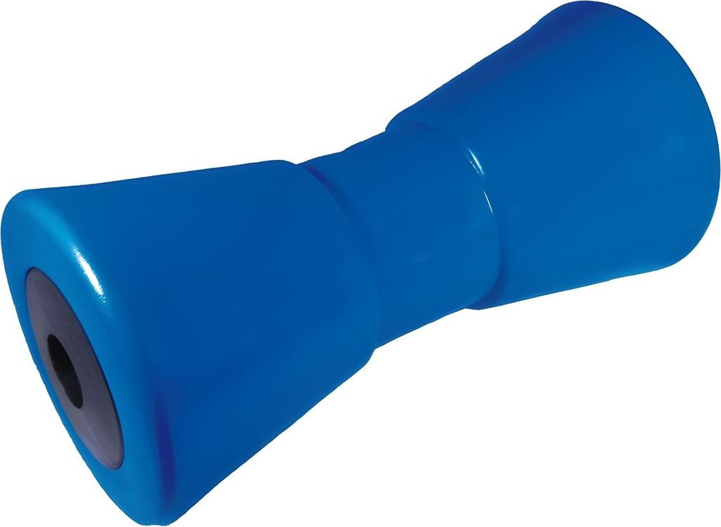 Osculati Kielrollen blau PE 185-286mm, Mittelrollen zum Slippen von kleinen und großen Booten, Sliphilfe Bootstrailer Größe: 200 x 95 / 21 mm