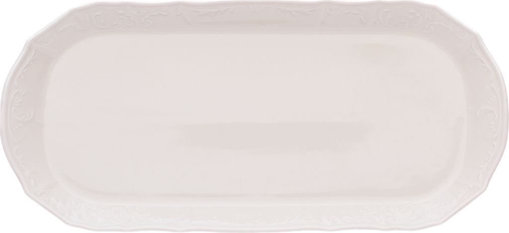 Thun 1794 Podnos čtyřhranný, 37 cm, Bernadotte, slonová kost, porcelán Thun