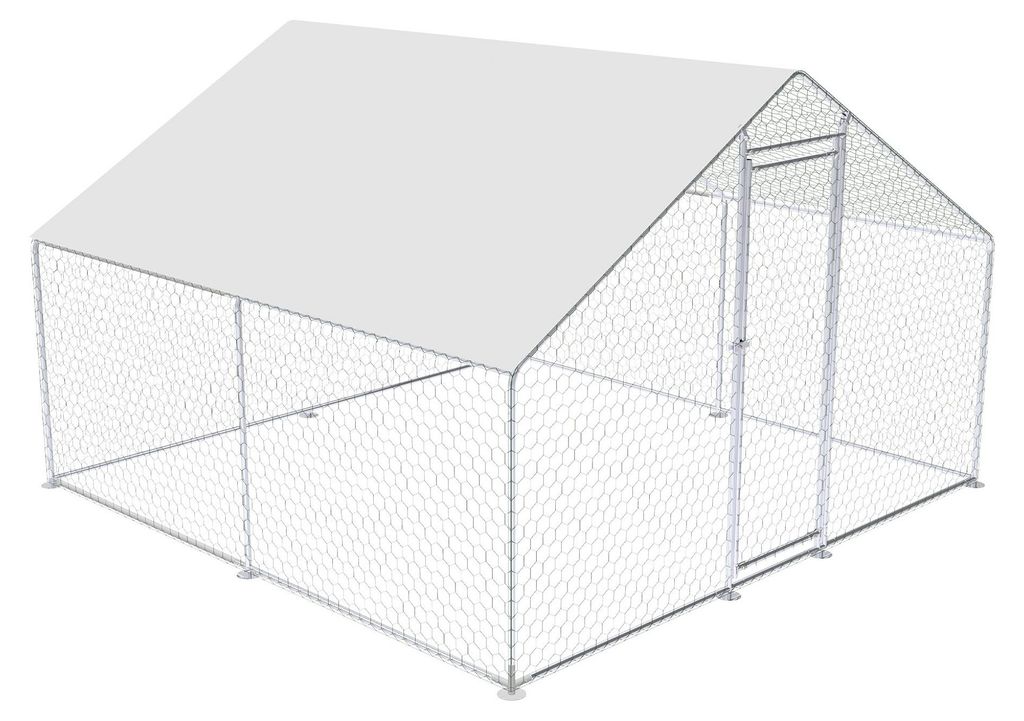 Aga Výbeh pre sliepky 3x3x2 m s krycou plachtou - vonkajšia Obrázok produktu 