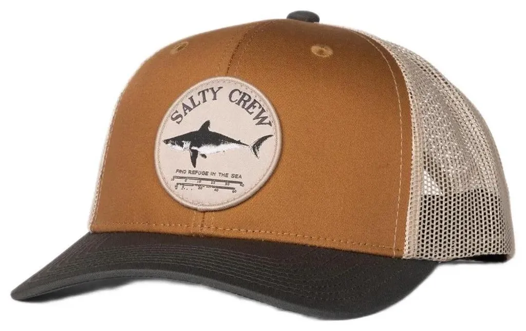 Salty Crew Bruce Trucker Marron - Finie la Chaleur sous votre Casquette