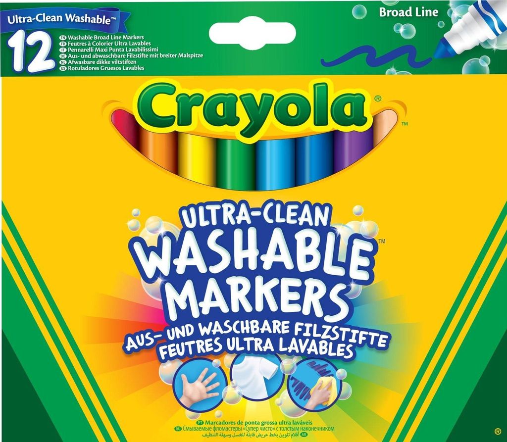Crayola CC020051, Mehrfarbig, Mehrfarbig, 12 Farben, Rund, Produktbild 