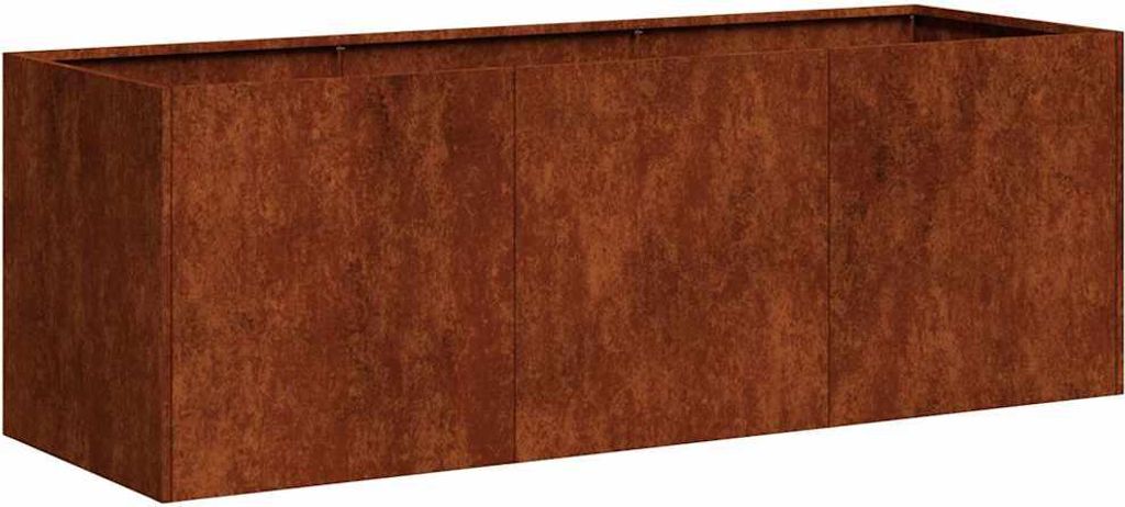 vidaXL Kvetináč Rusty 120x40x40 cm Oceľ odolná voči Obrázok produktu 