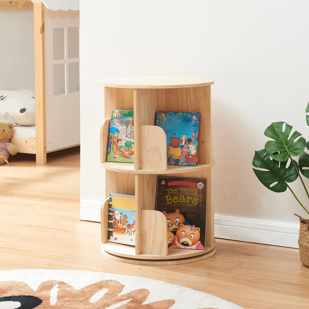 Drehbares Bücherregal für Kinder 'Chasek' 65 x 44 cm Produktbild 
