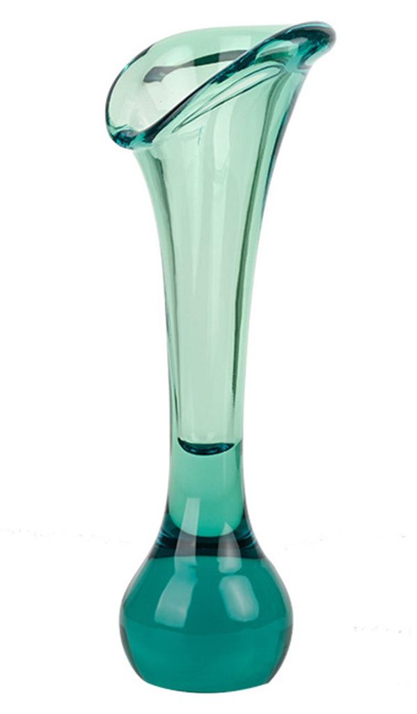 Transparente Acryl-Blumenvase, minimalistisch, modern, Blumenbehälter, Tischdekoration für Zuhause oder Büro, dekorative Vase für Blumen und Pf...