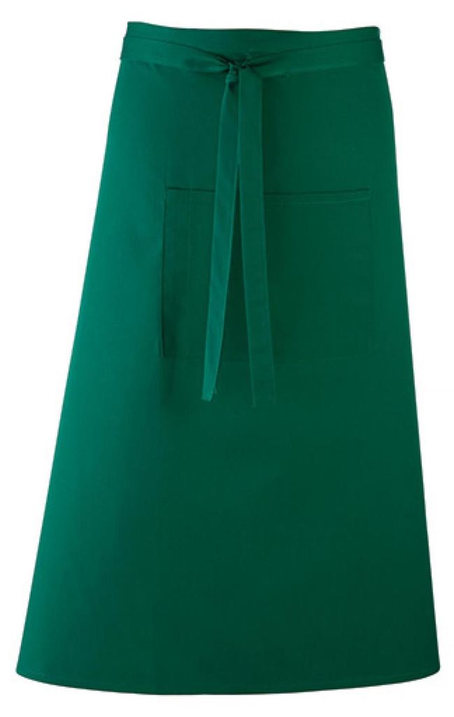 Premier Workwear PR158 | Barschürze Colours - 90 x 80 cm - Hauswäsche: bis 60 °C - Farbe: Bottle (ca. Pantone 560) - Größe: 90 x 80 cm