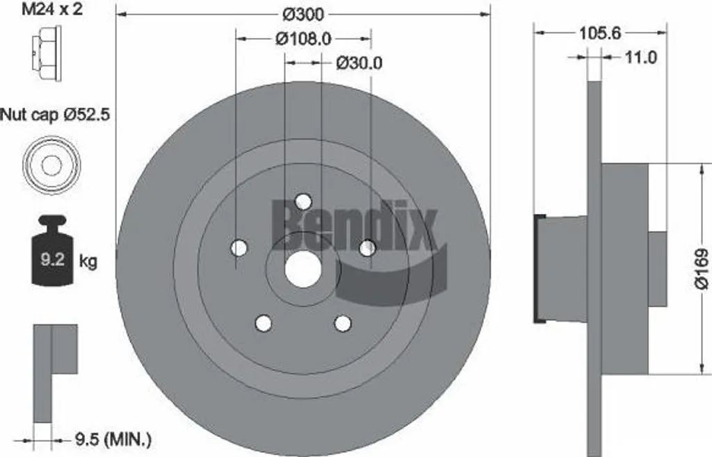Disque de frein BENDIX BDS2023 : Stop aux vibrations sur Clio