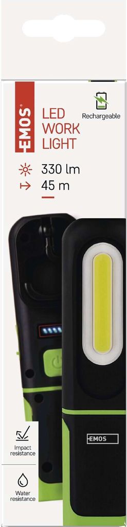 EMOS wasserdichte LED-Arbeitsleuchte mit knickbarem Produktbild 16