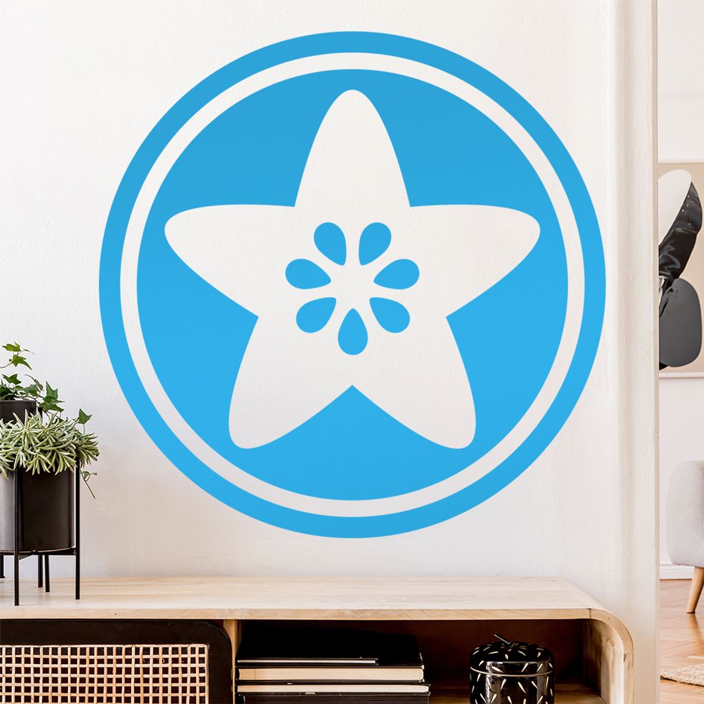 Kiwistar Logo D1 Wandtattoo Wandaufkleber Wall Sticker - Dekoration, Küche, Wohnzimmer, Schlafzimmer, Badezimmer