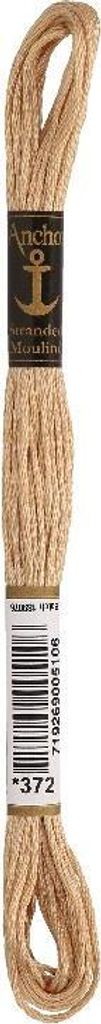 Anchor Sticktwist 8m, sahara, Baumwolle, Farbe 372, 6-fädig