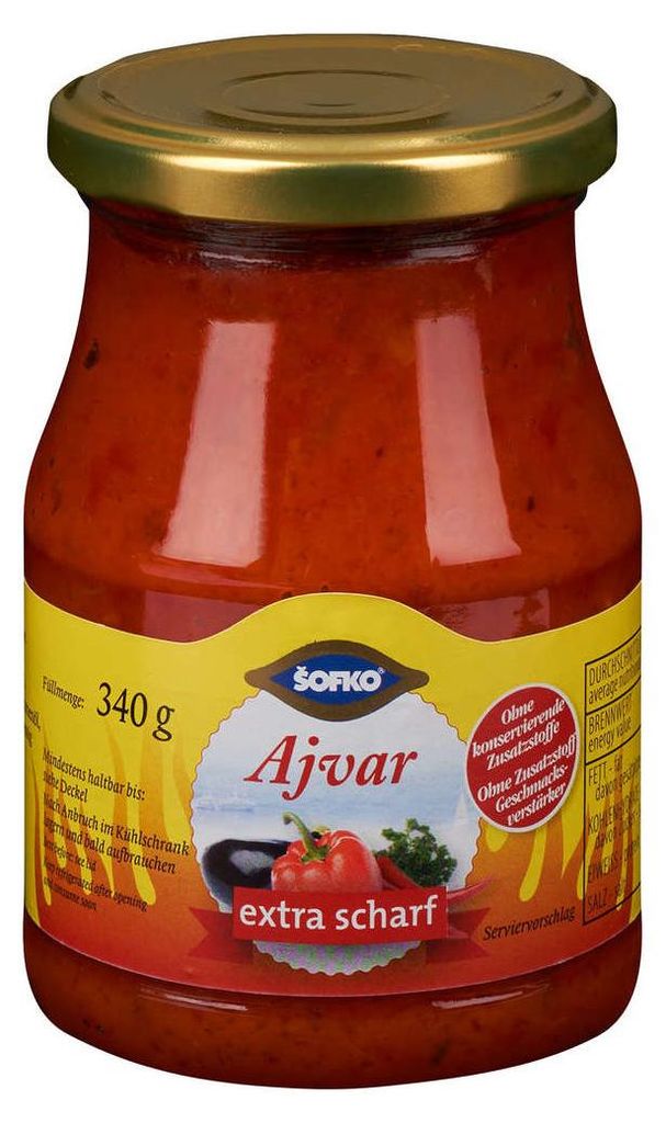 SOFKO AJVAR extra SCHARF 350G Immagine del prodotto 