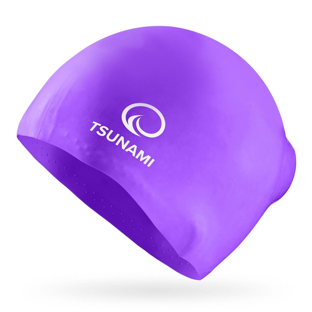 TSUNAMI Silikon Schwimmkappe, Pool Training, unisex, lange Produktbild 