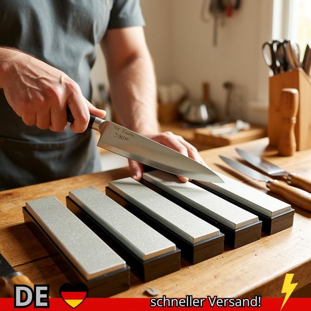 1 Stück Diamant-Schleifstein für Heim- und Außenmesser. Schärfklingen