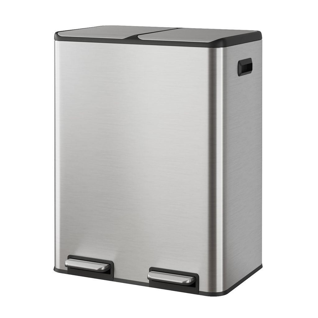 Mülleimer Küche 30/60L (2x15/30L), Doppel-Mülleimer mit 2 Produktbild 
