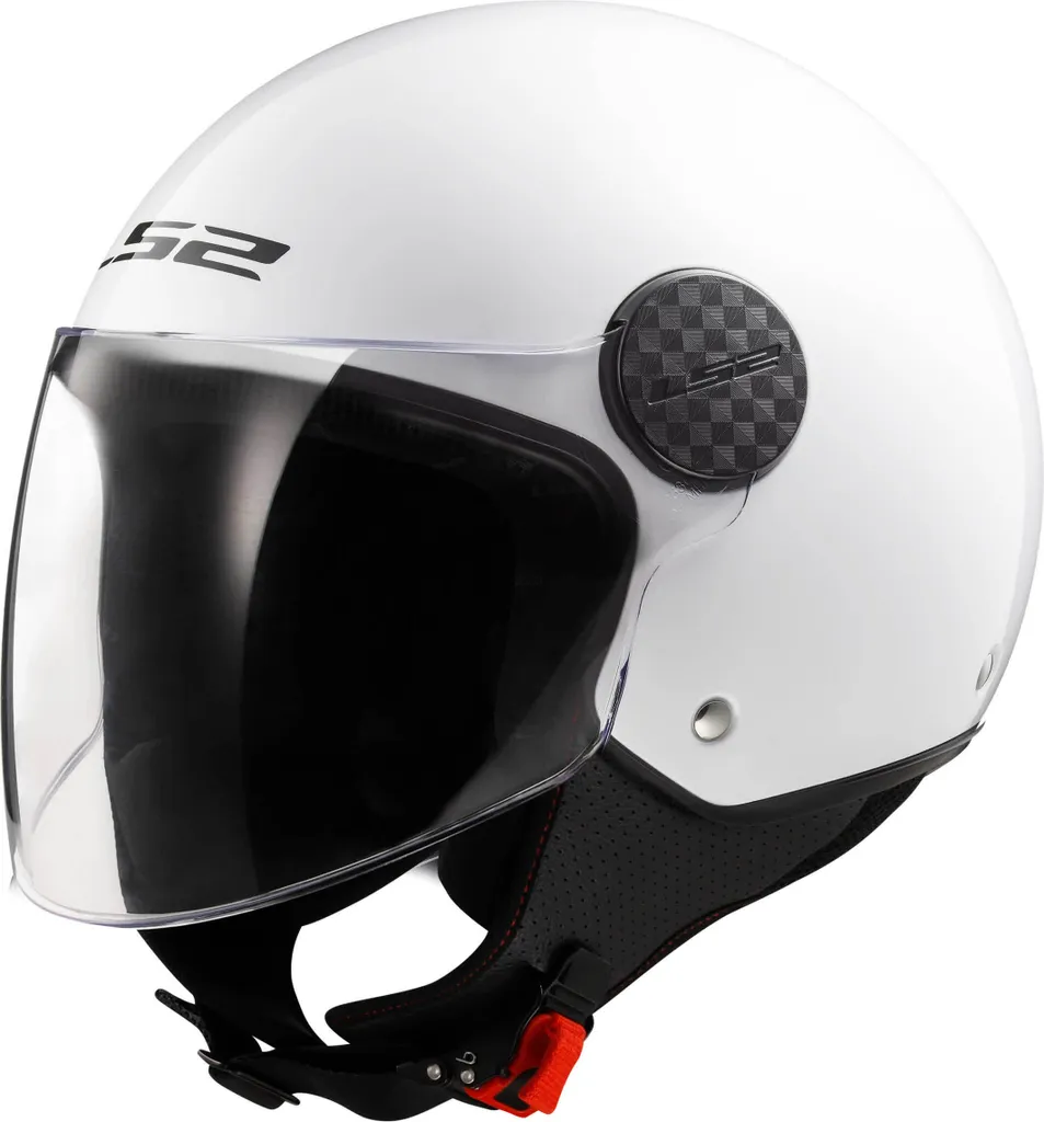 Casque Jet LS2 OF558 Sphere II Solid Blanc Brillant Taille L 59-60cm