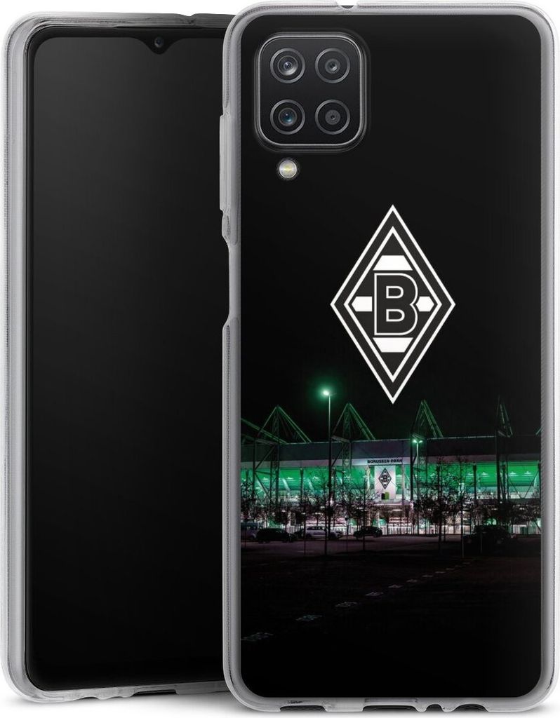 DeinDesign Handyhülle für Samsung Galaxy A12 Silikon Hülle Case Smartphone Schutzhülle Borussia Mönchengladbach Offizielles Lizenzprodukt St...