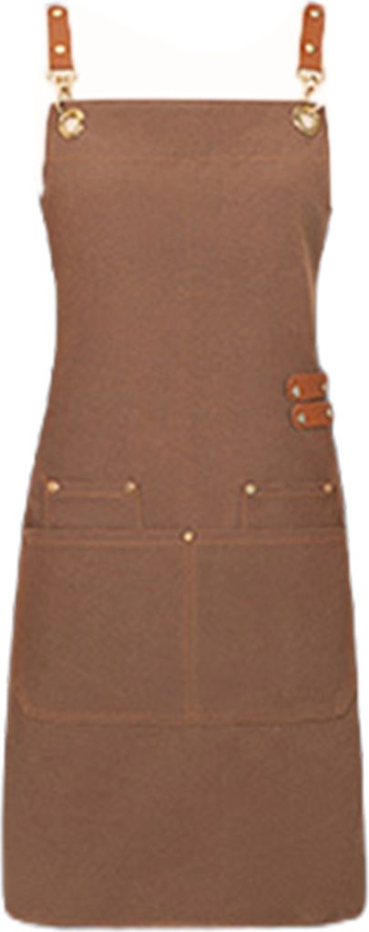 Wasserdichte Küchenschürze mit Taschen für Männer und Frauen, Reinigungsschürze, Taillenbinde, Ladenarbeitsuniform, Grillgeschenk