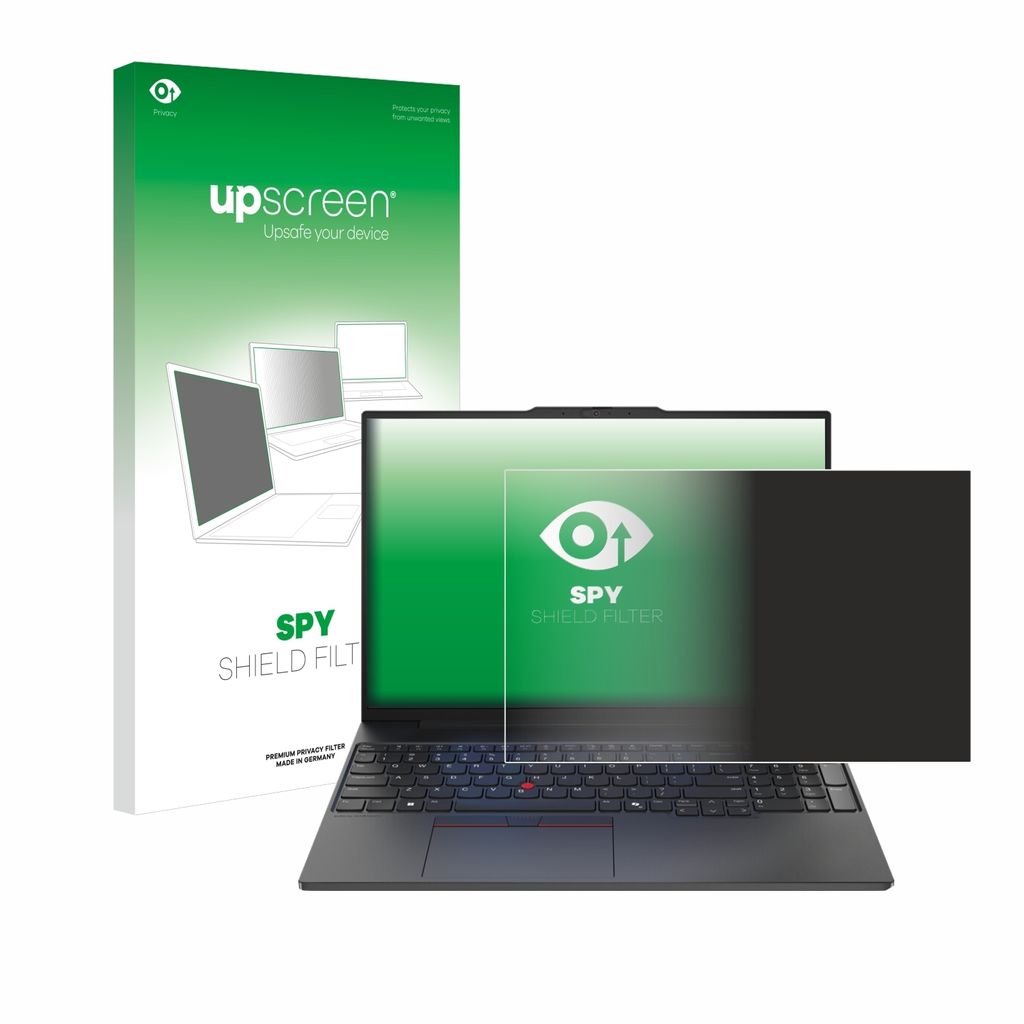 upscreen Blickschutzfilter für Lenovo ThinkPad E16 Gen 2 Anti-Spy Privacy Filter Sichtschutz Blaulicht-Schutz