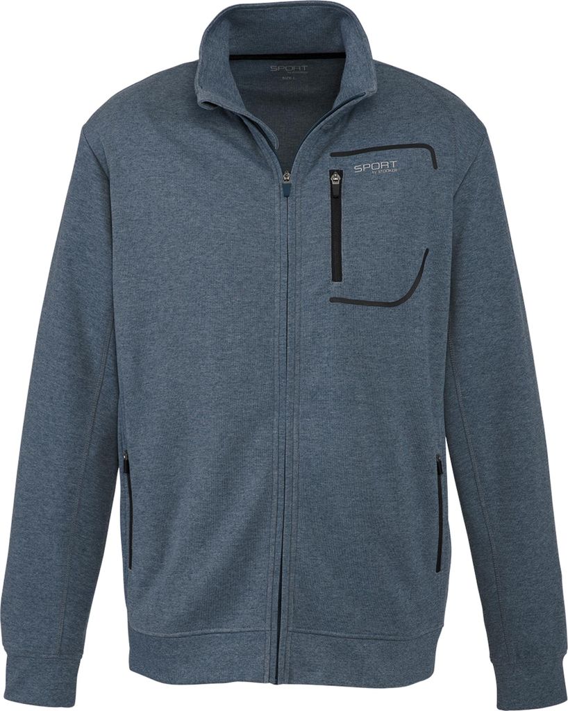 Stooker Men SIDNEY Herren Sweatjacke Regular Fit XL urban blue mel.